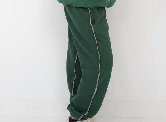 double stitched sweatpants