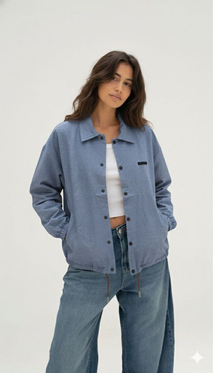 washed gabardine jacket