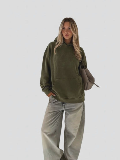Olive tiedie hoodie