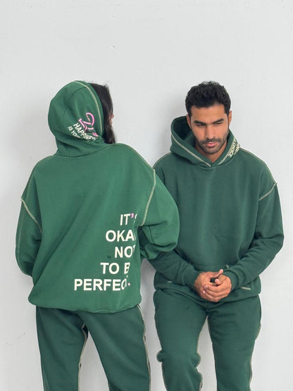 double stitched hoodie