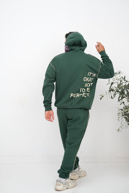 double stitched hoodie